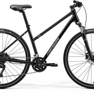 Biztonságos vásárlás MERIDA Crossway 100 női cross trekking kerékpár 2025 - fekete