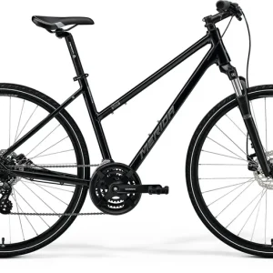 Árengedmény MERIDA Crossway 10 női cross trekking kerékpár 2025 - fekete