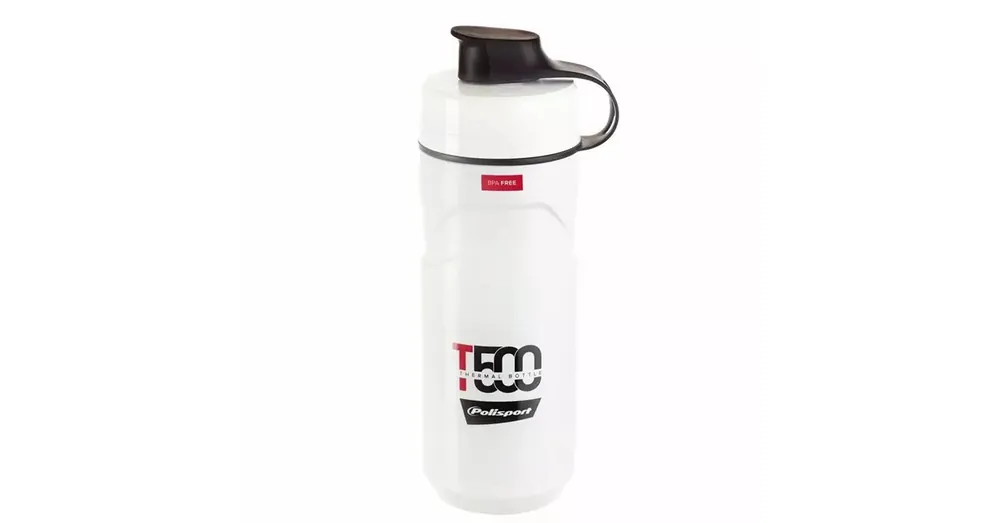 POLISPORT T500 kerékpáros thermo kulacs - fehér Végkiárusítás