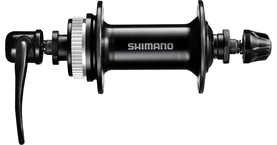 Shimano Tourney HB-TX505 trekking első kerékagy, 32H, tárcsafékes (Centerlock), gyorszáras, fekete Ajánlat