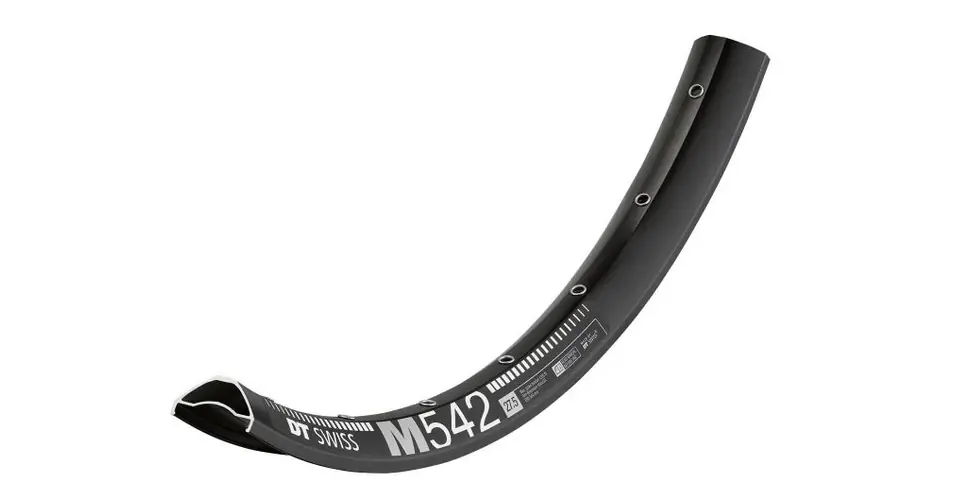 DT Swiss M 542 MTB felni, 27,5 col (584x40/35 mm), 32H, tárcsafékes, fekete, 570g Gyors szállítás