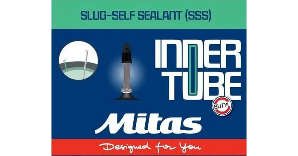 Mitas (Rubena) Slug Self Sealant 29 x 1,75-2,45 (622 x 47/62) defektvédett trekking/MTB belső gumi, FV47 (47 mm hosszú szeleppel, presta) Bestseller