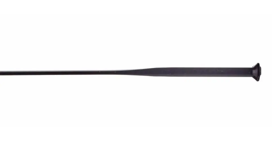 DT Swiss Aero Comp küllő, 302 x 2,3 x 1,2 mm, egyenes fejjel, küllőanya nélkül, fekete Kedvezményes ár