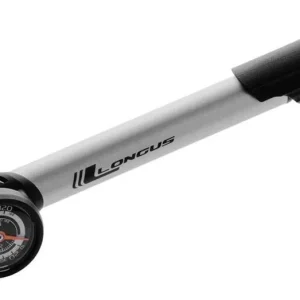 Biztonságos fizetés PUMPA LONGUS CLEVER ALU-T ALUMINIUM NYOMÁSMÉRŐS 120PSI FEKETE {5/4}