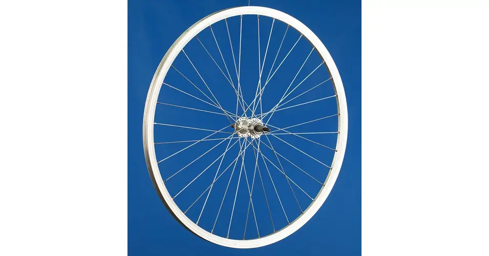 Árengedmény Csepel Landrider 28/29 colos (622 mm - 700c) trekking hátsó kerék, csavaros tengellyel, menetes racsnihoz, ezüst színű