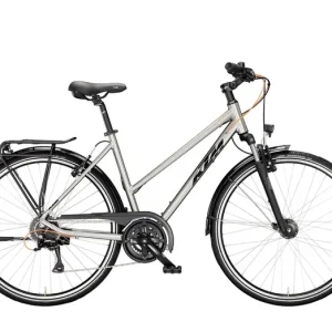 Végkiárusítás KTM Life Joy 2024 női Trekking Kerékpár Core Grey (Black+Orange) 56cm