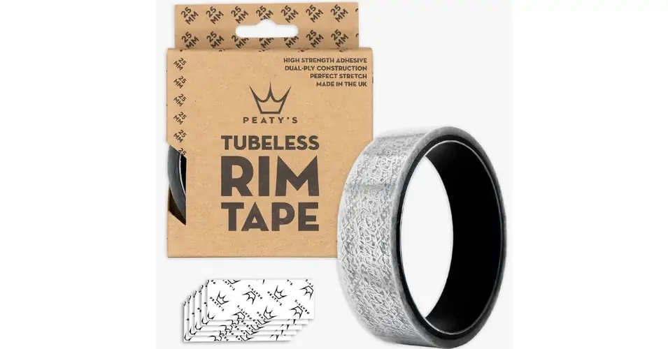 Vásárlói kedvenc Peaty‘s öntapadós tubeless és tömlővédő szalag, 9 m x 25 mm
