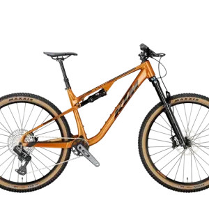 Akció KTM Scarp LT 291 2025 férfi Fully Mountain Bike Burnt Orange (Black) XL