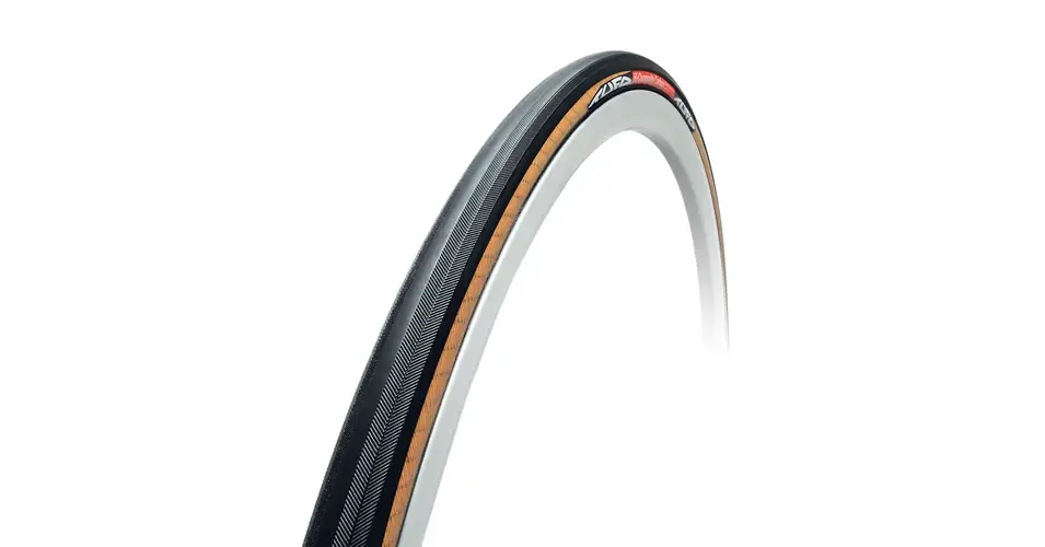 Végkiárusítás Tufo C Hi Composite Carbon Clincher 622x25 (700X25C) Peremes Szingó (Tubular Clincher) országúti külső gumi, defektvédett (Puncture Proof PLY), Bézs Fekete, 375 g