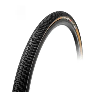 Végkiárusítás Tufo Gravel Speedero 622x40 (28x1,5) gravel külső gumi (köpeny), kevlárperemes (hajtogatós), defektvédett, 375 TPI, TL-Ready, fekete bézs, 430g