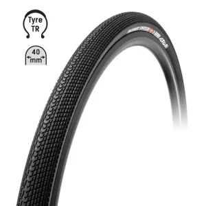 Gyors szállítás Tufo Gravel Speedero 622x36 (28x1,35) gravel külső gumi (köpeny), kevlárperemes (hajtogatós), defektvédett, 375 TPI, TL-Ready, fekete, 390g