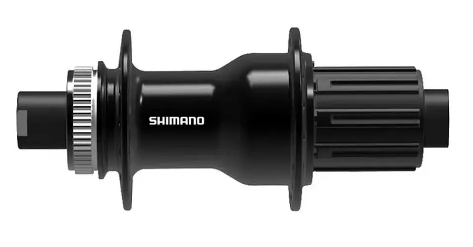 Shimano Deore FH-TC500-HM hátsó kerékagy, 32H, tárcsafékes (CenterLock), átütőtengelyes (12x148 mm), Boost, kazettás lánckeréksorhoz, HG, fekete Szuper akció