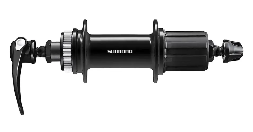 Nézd meg most Shimano FH-QC400-HM hátsó kerékagy, 36H, tárcsafékes (CenterLock), gyorszáras, kazettás lánckeréksorhoz, HG, ipari csapágyas, rotorvédővel, fekete