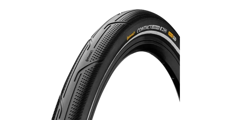 Biztonságos fizetés Continental Contact Urban 28x2,0 (50-622) külső gumi (köpeny), defektvédett (Safety Pro Breaker), reflexcsíkos, E50, 655g