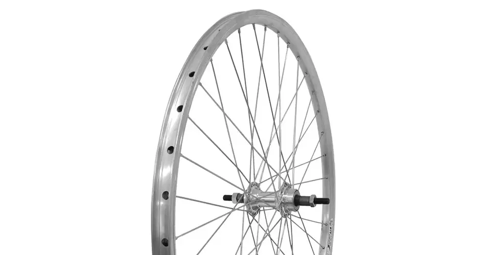Remerx 26-os (20x559mm) MTB hátsó kerék, menetes racsnihoz, csavaros tengellyel, duplafalú felni, ezüst színű Exkluzív ajánlat