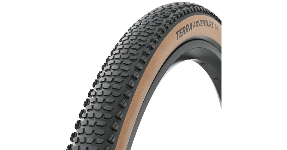Bestseller Continental Terra Adventure Trail Grip 29x2,0 (50-622) gravel külső gumi (köpeny), kevlárperemes, TL-Ready, E25, 625g, barna oldalfal