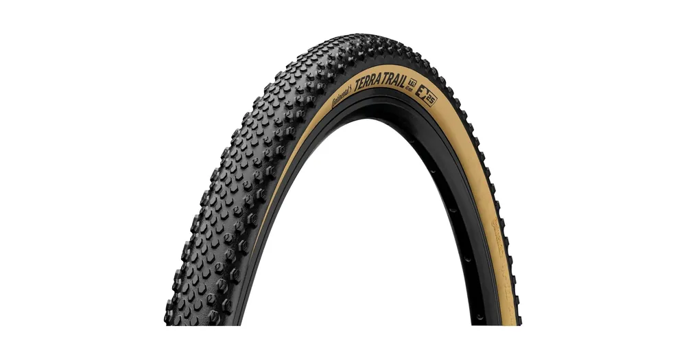 Continental gravel-cyclocross kerékpáros külső gumi 40-622 Terra Trail ProTection fekete/krém hajtogathatós Skin Szezonális akció