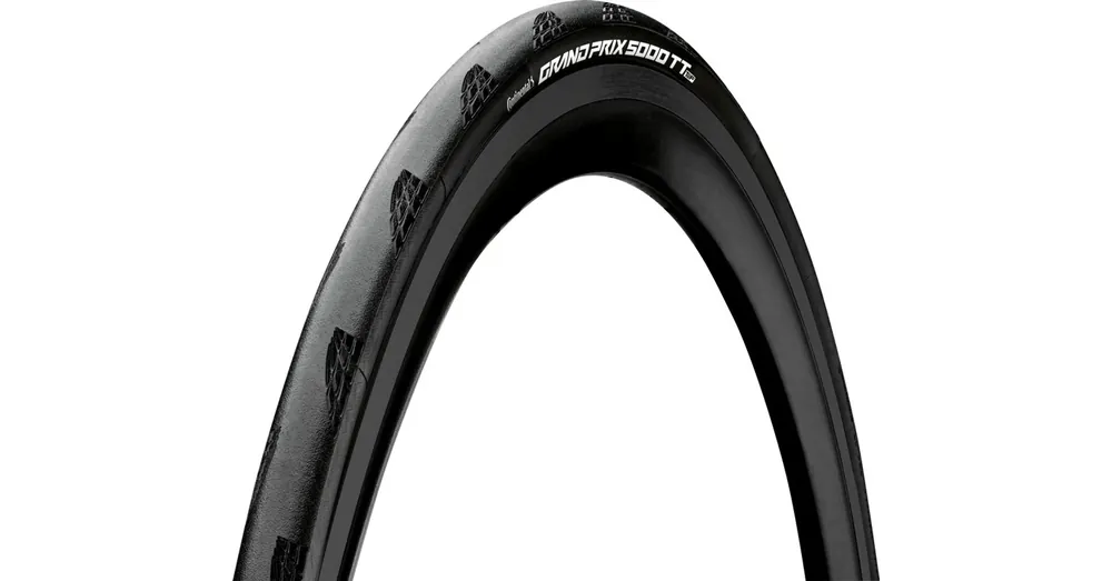 Vedd meg online Continental országúti kerékpáros külső gumi 25-622 Grand Prix 5000 TT TR Tour de France Limited, hookless felni kompatibilis, tubeless ready, fekete/fekete, hajtogathatós