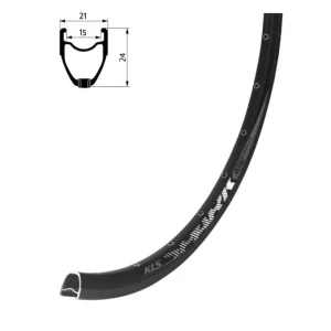 Abroncs KLS 017 DSC, 32H, 1 Nit, FV, 28" black Alacsony ár