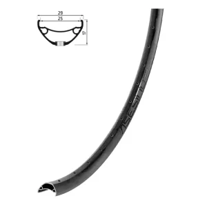 Abroncs KLS ASESINO 25 DSC, 32H, FV, 27,5" black Alacsony ár