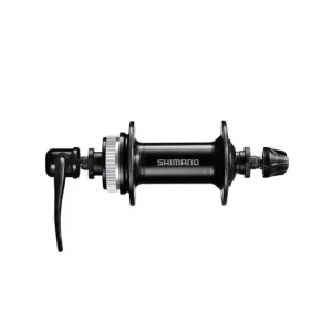 Kiárusítás SHIMANO FRONT HUB, HB-QC300, CENTER LOCK DISC 36H, QR 133MM(BLACK), OLD 100MM, W