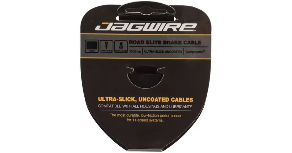 Biztonságos fizetés Jagwire 93EL2000 Road Elite Brake Cable Campagnolo országúti fékbowden-szál, rozsdamentes , köszörült, polírozott, 2000 x 1,5 mm