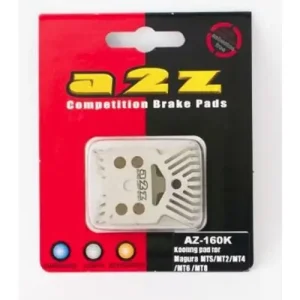 a2Z AZ-160K tárcsafék betét Magura MT2-MT8 és Campagnolo fékekhez, acél alap, hűtőbördás, organikus pofa Biztonságos fizetés