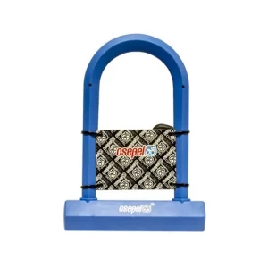Zár u-lakat kulcsos 14 x 186 x 260 mm szilikonos - csepel kék Szezonális akció