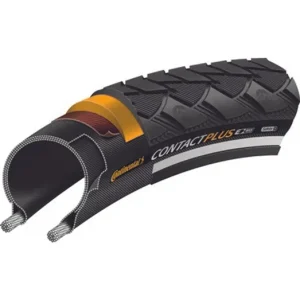 Ajánlat Continental Gumiabroncs Kerékpárhoz 42-584 Contact Plus 27,5x1 1/2 Fekete/Fekete, Reflektoros