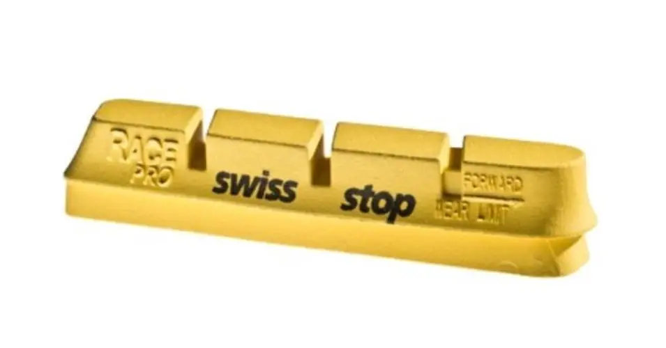 SwissStop RacePRO csere fékbetét gumi Campagnolo országúti fékhez, Yellow King Compound, karbon felnihez, két pár, sárga Ne maradj le