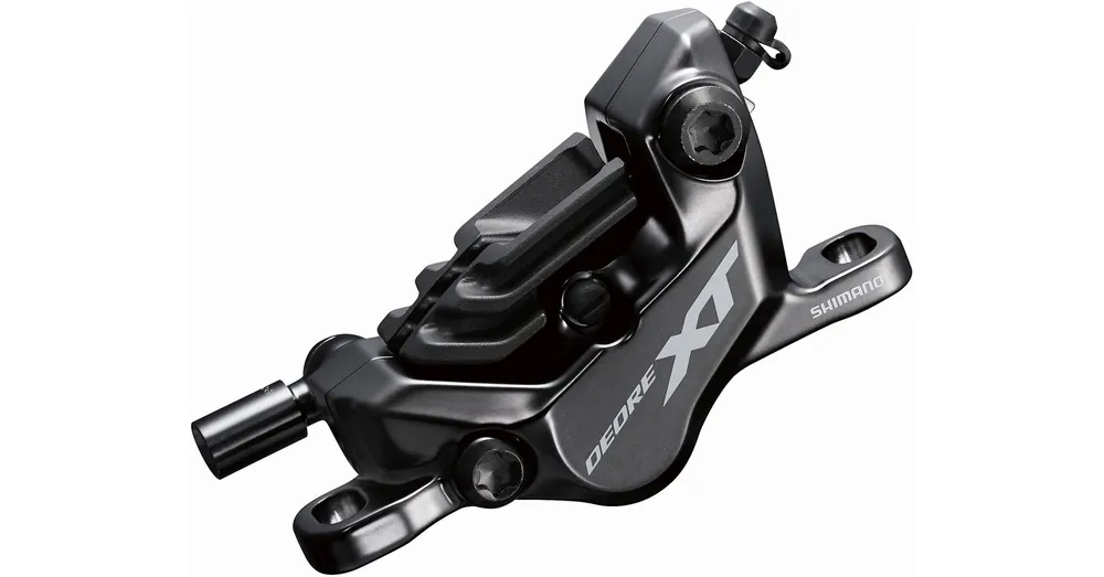 Tárcsafék-Nyereg Shimano XT BR-M8120 Hidraulikus, 4 dugattyús, gyantás, hűtőbordás fékbetét Végkiárusítás