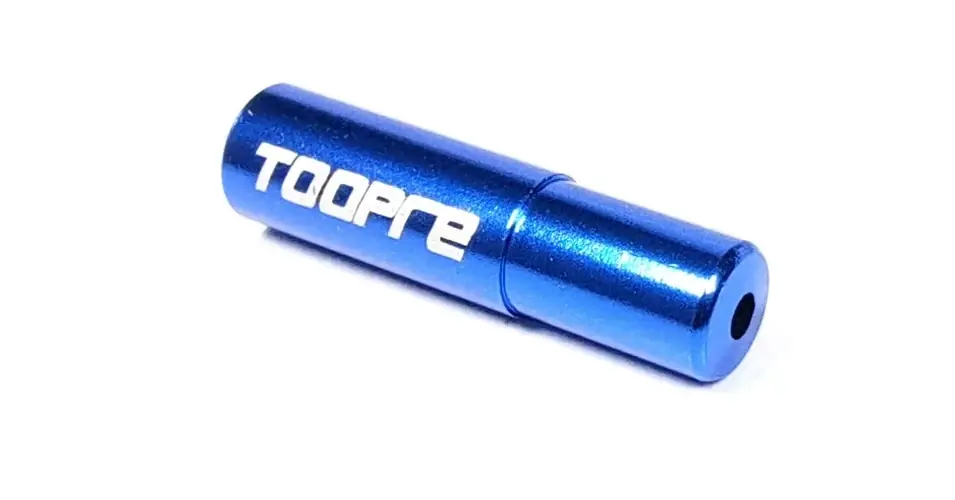 Toopre 5 mm-es fém bowdenház kupak normál- és hosszanti fékbowden-házakhoz, kék, 1 db Gyors szállítás