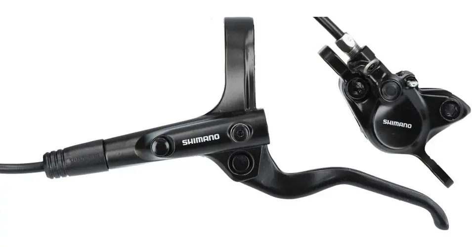 Shimano Altus BR-MT200 és BL-MT201 hidraulikus tárcsafék szett, első, 90 cm, fekete, OEM kiszerelés Expressz kézbesítés