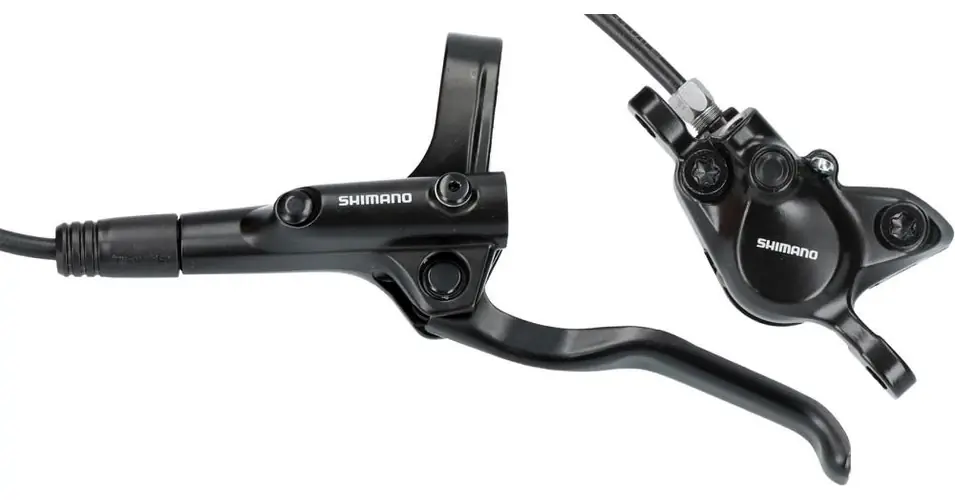 Korlátozott ajánlat Shimano Altus BR-MT200 és BL-MT200 hidraulikus tárcsafék szett, első, 85 cm, fekete, OEM kiszerelés