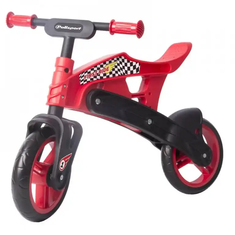 Balance bike POLISPORT 8984300001 fekete/piros Szuper ajánlat