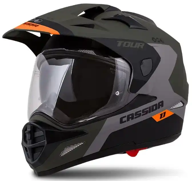 Enduro Sisak Cassida Tour 1.1 Spectre fekete-szürke-zöld-fluo narancs kiárusítás Gyors kiszállítás