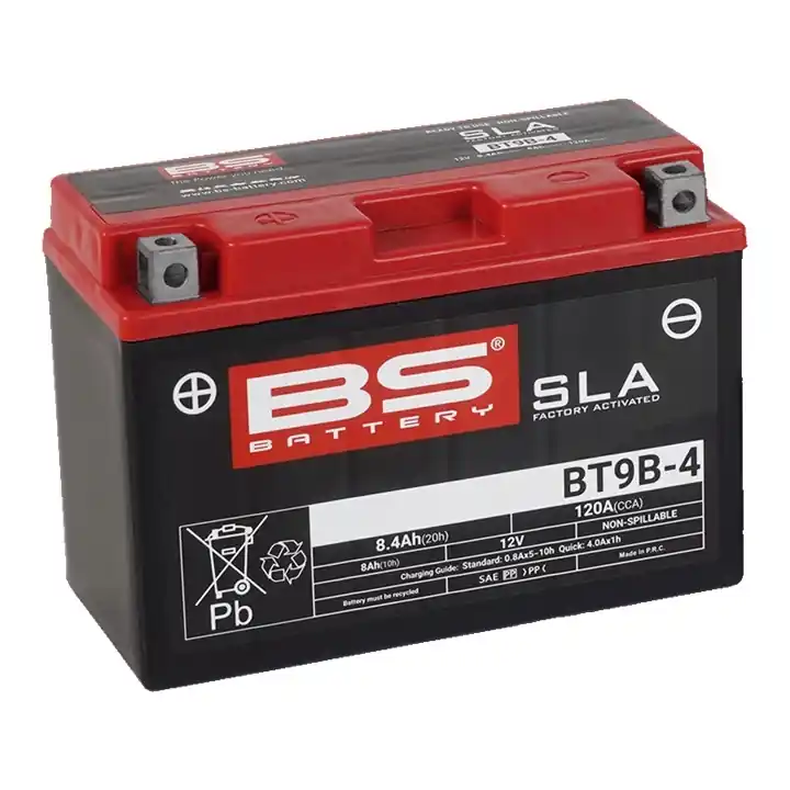 Biztonságos vásárlás Gyárilag aktivált akkumulátor BS-BATTERY BT9B-4 (YT9B-4)