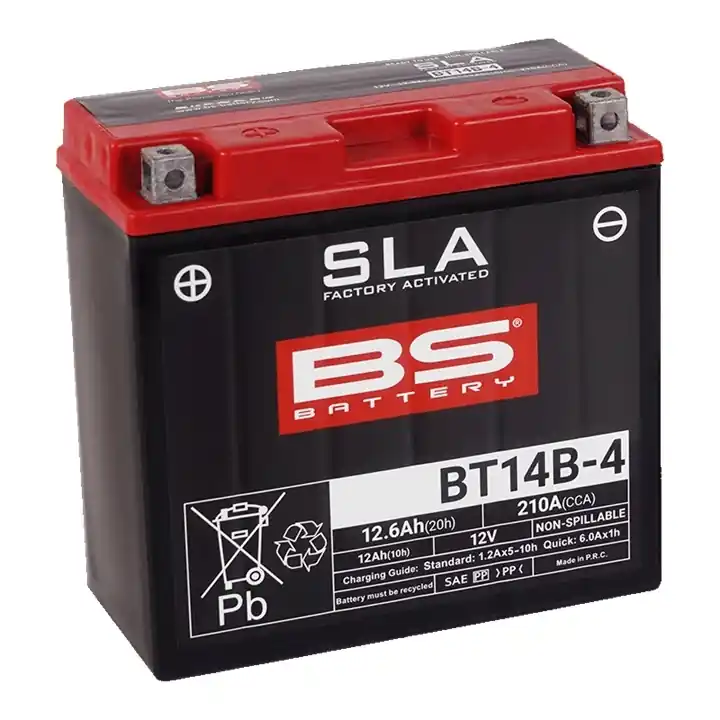 Azonnal elérhető Gyárilag aktivált akkumulátor BS-BATTERY BT14B-4 (YT14B-4) SLA
