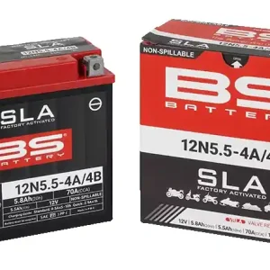 Gyárilag aktivált akkumulátor BS-BATTERY 12N5.5-4A (FA) SLA Azonnal elérhető