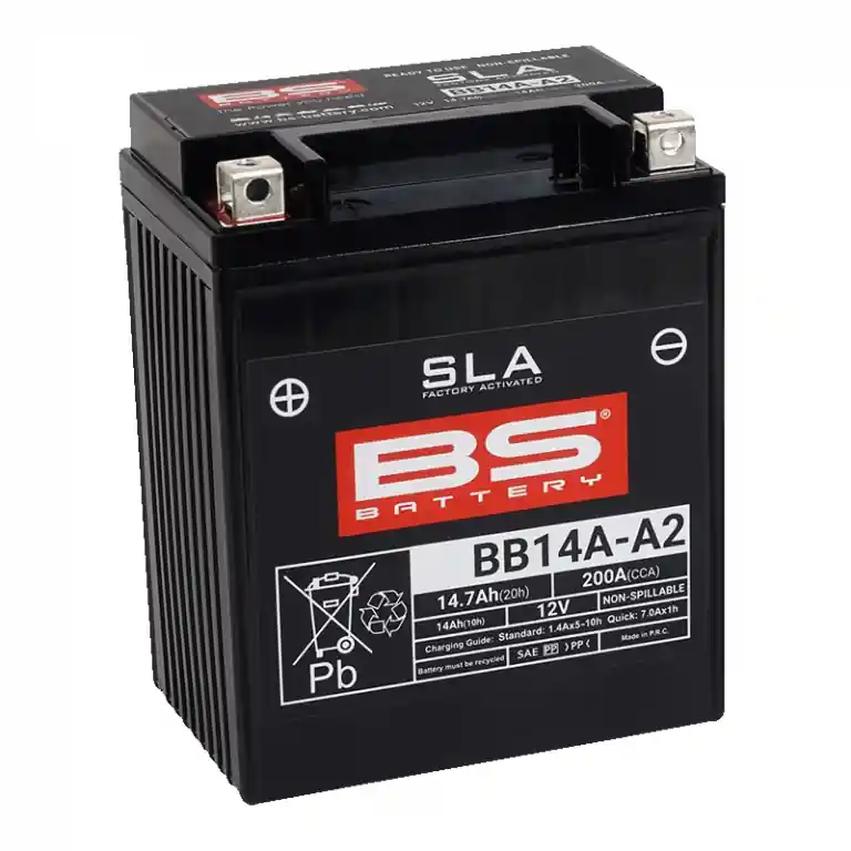 Biztonságos vásárlás Gyárilag aktivált akkumulátor BS-BATTERY BB14A-A2 (FA) (YB14A-A2 (FA)) SLA