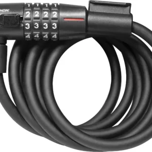 Akció Trelock SK 210 számzáras huzalos zár [fekete, 180 cm]