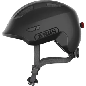 ABUS kerékpáros gyerek sisak Smiley 3.0 ACE LED, In-Mold, velvet black, M (50-55 cm) Gyors szállítás