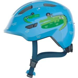 ABUS kerékpáros gyerek sisak Smiley 3.0, In-Mold, blue croco, S (45-50 cm) Akciós ár