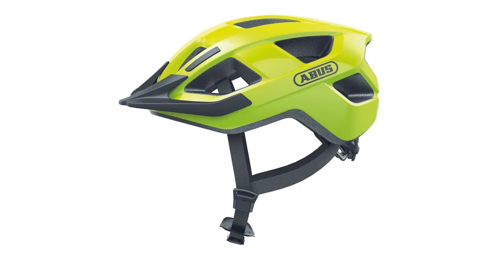 Gyors szállítás ABUS kerékpáros városi sisak Aduro 3.0, In-Mold, signal yellow S (51-55 cm)
