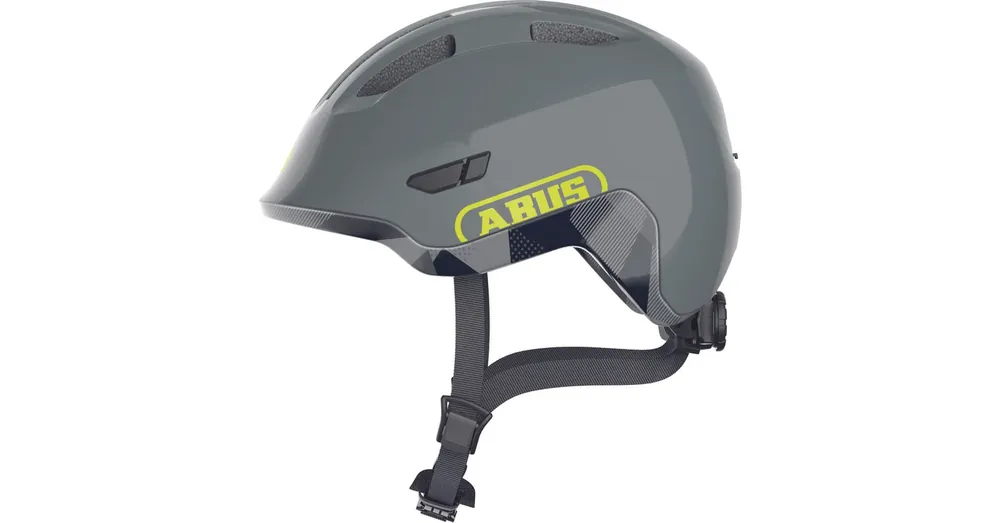 ABUS kerékpáros gyerek sisak Smiley 3.0 ACE LED, In-Mold, shiny grey, M Utolsó esély